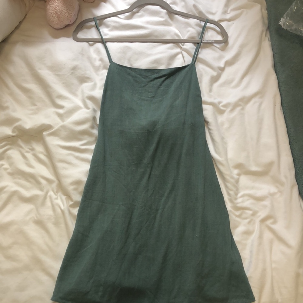 Hazel Boutique blue tie back sundress